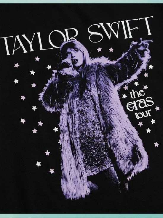 Taylor Swift The Eras Tour Concert Live Photo Stars Cotton Tee Shirt - Picture 9 of 10